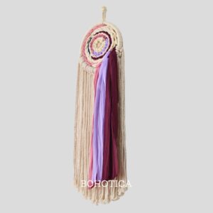 Atrapasueños Telar Tonos Rosa, Morado Y Lila2