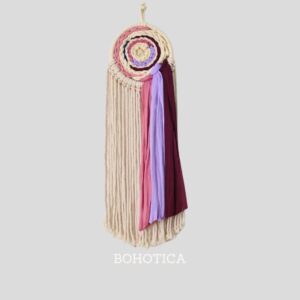 Atrapasueños Telar Tonos Rosa, Morado Y Lila3